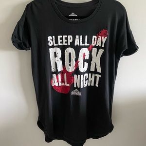 Official Rock & Roll Hall of Fame Oversized Graphic Tee Shirt | X-Small